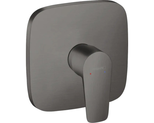 hansgrohe Duscharmatur Unterputz TALIS E brushed black chrom gebürstet ohne Unterputzgrundkörper 71765340