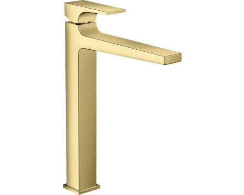 hansgrohe Waschtischarmatur für Aufsatzwaschbecken METROPOL 260 polished gold optic mit Push-Open Ablaufventil 32512990 hansgrohe Waschtischarmatur für Aufsatzwaschbecken METROPOL 260 polished gold optic mit Push-Open Ablaufventil 32512990