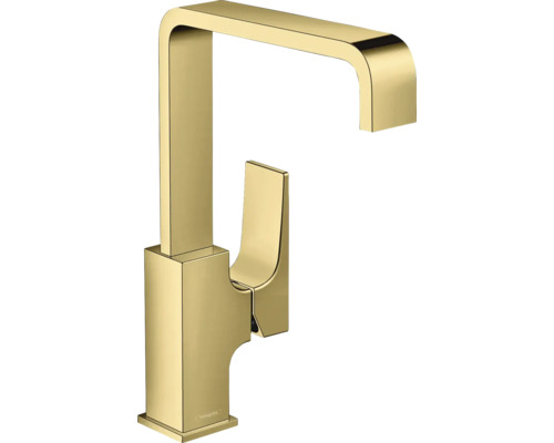hansgrohe Waschtischarmatur METROPOL 230 polished gold optic mit Push-Open Ablaufventil 32511990 hansgrohe Waschtischarmatur METROPOL 230 polished gold optic mit Push-Open Ablaufventil 32511990