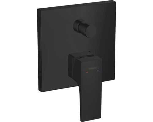 hansgrohe Badewannenarmatur Unterputz METROPOL schwarz matt ohne Unterputzgrundkörper 32546670
