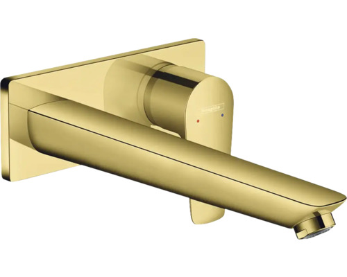 hansgrohe Waschtischarmatur Unterputz TALIS E polished gold optic ohne Unterputzgrundkörper 71734990