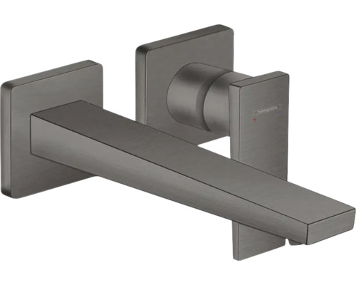 hansgrohe Waschtischarmatur Unterputz METROPOL brushed black chrom ohne Unterputzgrundkörper mit Unterputzgrundkörper 32526340 hansgrohe Waschtischarmatur Unterputz METROPOL brushed black chrom ohne Unterputzgrundkörper mit Unterputzgrundkörper 32526340