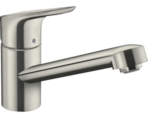 hansgrohe Küchenarmatur FOCUS 100 M43 edelstahl gebürstet 71818800