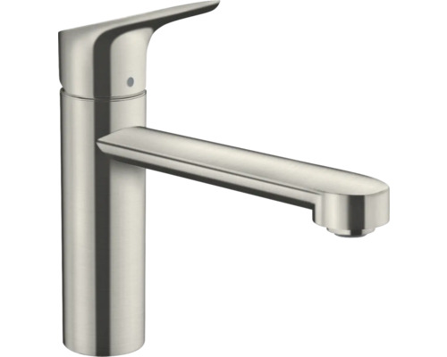 hansgrohe Küchenarmatur FOCUS 120 M43 edelstahl gebürstet 71816800