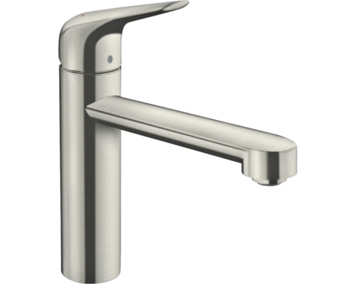 hansgrohe Küchenarmatur FOCUS 120 M42 edelstahl gebürstet 71806800