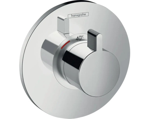 hansgrohe Unterputz Thermostat Dusche ECOSTAT S HighFlow chrom ohne Unterputzgrundkörper 15756000