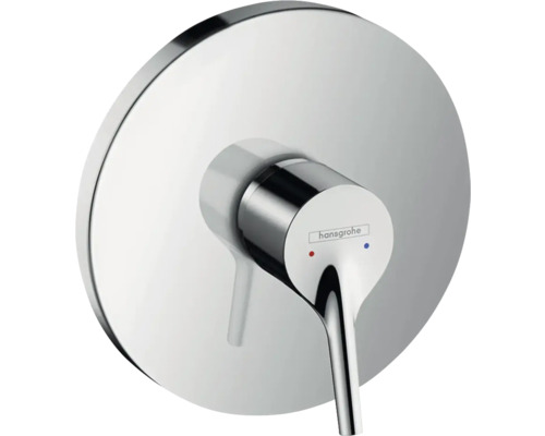 hansgrohe Duscharmatur Unterputz TALIS S chrom ohne Unterputzgrundkörper 72605000 Hansgrohe Logo auf einer runden Duscharmatur