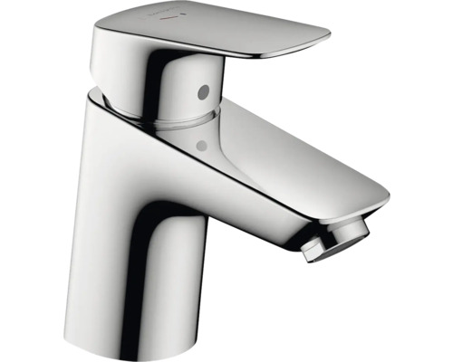hansgrohe Waschtischarmatur LOGIS 70 Eco CoolStart chrom mit Zugstangen-Ablaufgarnitur 71072000 hansgrohe Waschtischarmatur LOGIS 70 Eco CoolStart chrom mit Zugstangen-Ablaufgarnitur 71072000