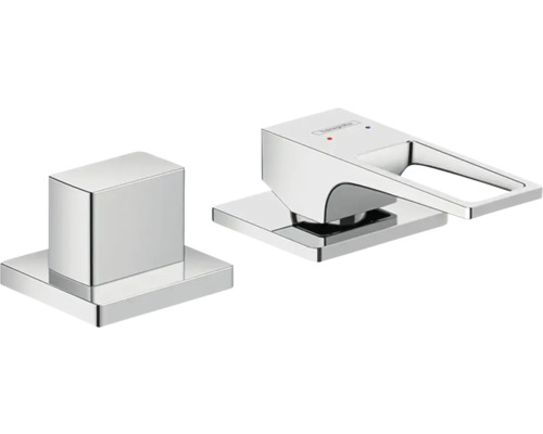 hansgrohe Wannenrandarmatur METROPOL 2-Loch chrom ohne Unterputzgrundkörper 74548000