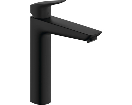 hansgrohe Waschtischarmatur LOGIS 190 Eco schwarz matt ohne Ablaufgarnitur 71091670 hansgrohe Waschtischarmatur LOGIS 190 Eco schwarz matt ohne Ablaufgarnitur 71091670