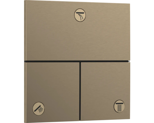 hansgrohe Umstellventil Unterputz SHOWERSELECT COMFORT E für 3 Verbraucher brushed bronze gebürstet ohne Unterputzgrundkörper 15573140