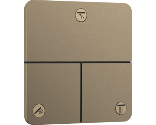 hansgrohe Umstellventil Unterputz SHOWERSELECT COMFORT Q für 3 Verbraucher brushed bronze gebürstet ohne Unterputzgrundkörper 15587140