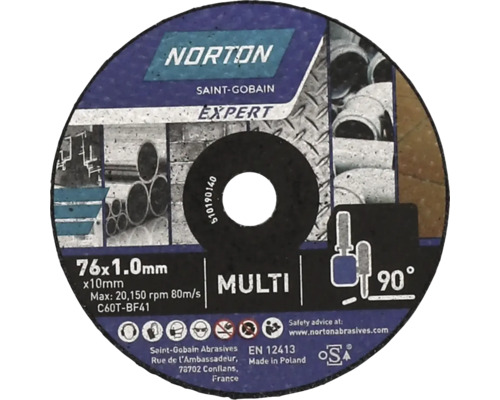 Merhzweck-Trennscheibe Norton Ø 76x10 mm 5 Stück