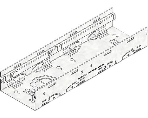 Hauraton Dachfix Steel 155 Entwässerungsrinne Rinnenunterteil Typ 75 500 mm x 155 mm x 75 mm