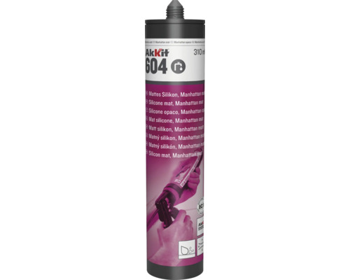 Akkit 604 Sanitär Silikon manhattan matt 310 ml