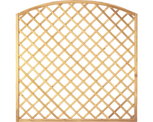 Hauptelement Bogen-Rankzaun 180 x 180/160 cm druckimprägniert Holzspalier mit Bogen für den Garten