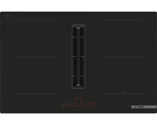 Induktionskochfeld mit Dunstabzug Bosch 80,2 x 52,2 cm 2 Induktionskochzonen PVQ811H26E