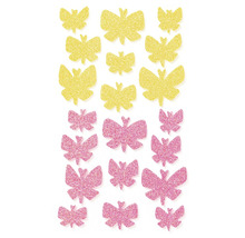 Glitzer Schmetterling Aufkleber