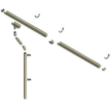 Regenrinnen-Set SKAN HOLZ 800 cm (2er-Set) PVC braun