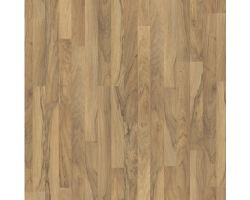 Laminat Basic 200 Nussbaum Schiffsboden 1285 x 194 x 7 mm Holzfußbodenbelag mit Holzstruktur