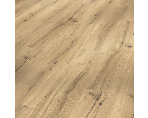 Laminat Basic 400 Eiche Chronicle Landhausdiele 1285 x 194 x 8 mm Bodenbelag mit Holzoptik