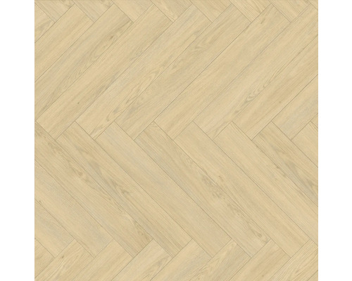 Laminat Trendtime 3 Eiche Mont Blanc geschliffen Fischgrät 858 x 143 x 8 mm Parkettboden im Fischgrätmuster