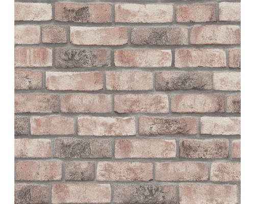 Vliestapete 38812-2 Elements II Backstein beige grau Nahaufnahme einer Tapete mit Backsteinmuster