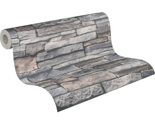 Tapetenrolle mit Steinmuster