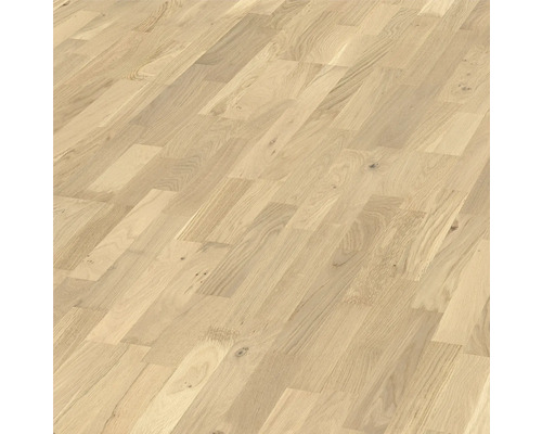 Parkett Dolomiten Eiche Schiffsboden Gebürstet 2390 x 200 x 13 mm Helle Eichenparkettboden-Ansicht