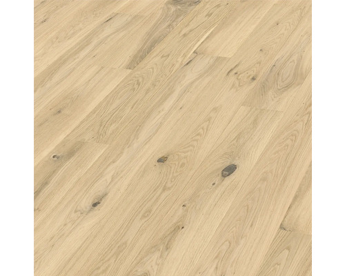 Parkett Bowfell Eiche Landhausdiele Gebürstet 2190 x 162 x 13 mm Helles Eichenparkett mit Astlöchern
