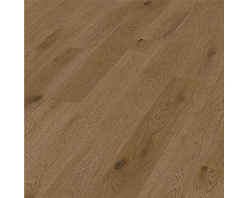 Parkett Denali Eiche Landhausdiele Gebürstet 2190 x 162 x 13 mm Holzbodenbelag im Fischgrätmuster
