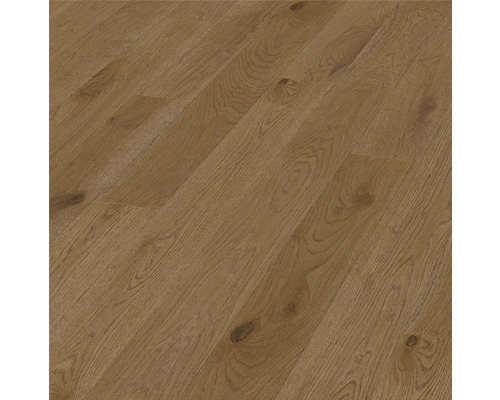 Parkett Nebelhorn Eiche Landhausdiele Gebürstet 2190 x 162 x 13 mm Holzboden mit Holzstruktur