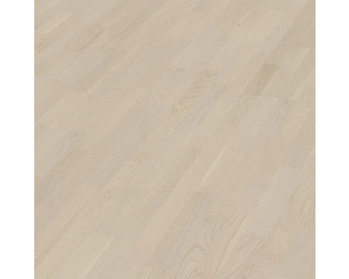 Parkett Zugspitze Eiche Schiffsboden Gebürstet 2390 x 200 x 13 mm Holzboden mit hellem Finish