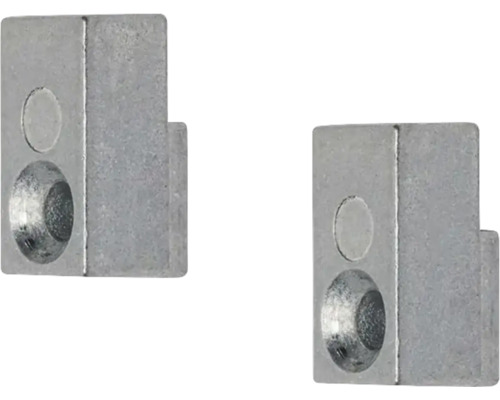 Fjordwall vertikale Halterung für Akustikpaneel Pack = 2 Stück Zwei Eckverbinder aus Metall
