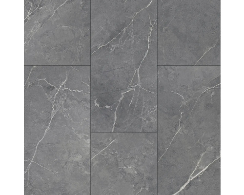 Vinyl-Fliese Montreal marmor grau selbstklebend 300x600x2 mm Graue Bodenfliesen mit Marmoroptik