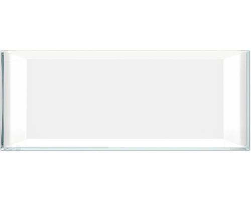 Rechteckiger Spiegel mit Glasrahmen