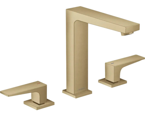 hansgrohe 3-Loch Waschtischarmatur METROPOL 160 brushed bronze gebürstet mit Push-Open Ablaufventil 32515140 hansgrohe 3-Loch Waschtischarmatur METROPOL 160 brushed bronze gebürstet mit Push-Open Ablaufventil 32515140