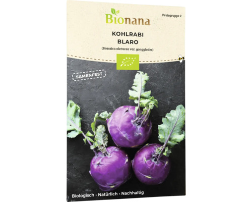 Bio Kohlrabi Blaro Gemüsesamen