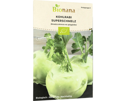 Bio Kohlrabi Superschmelz Gemüsesamen