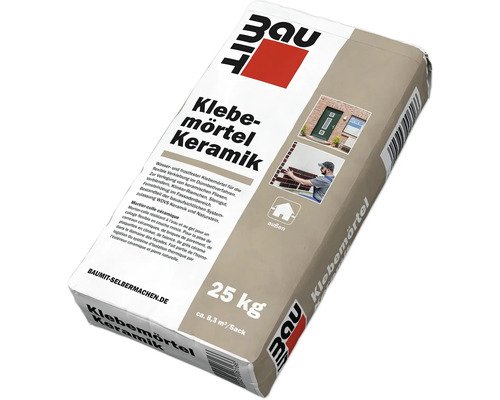Baumit Klebemörtel Keramik für flexible Verklebung im Dünnbettverfahren 25 kg Baumit Klebemörtel Keramik für flexible Verklebung im Dünnbettverfahren 25 kg
