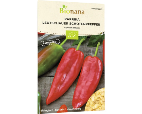 Bio Paprika Leutschauer Schotenpfeffer Gemüsesamen