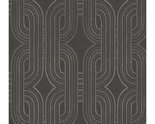 Vliestapete 39937-4 French Affair grafisches Retromuster schwa Tapete mit abstraktem Bogenmuster