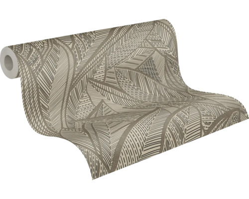 Tapetenrolle mit Blattmuster