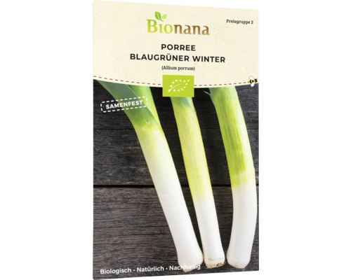 Bio Porree Blaugrüner Winter Gemüsesamen