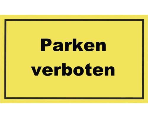 Hinweisschild "Parken verboten" 300x200 mm