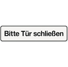 Bitte Tür schließen Schild