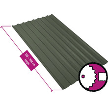 Trapezblech mit einer Länge von 150 bis 900 cm.