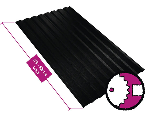 PRECIT Trapezplatte für Wand W20LA Tiefschwarz RAL 6020 80mµ Shimoco Beschichtung Fix-Breite 1135 mm x Stärke 0,5 mm (Meterware ab 150 bis max. 900 cm) PRECIT Trapezplatte für Wand W20LA Tiefschwarz RAL 6020 80mµ Shimoco Beschichtung Fix-Breite 1135 mm x Stärke 0,5 mm (Meterware ab 150 bis max. 900 cm)