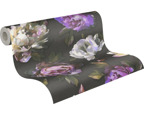 Tapetenrolle mit Blumenmuster