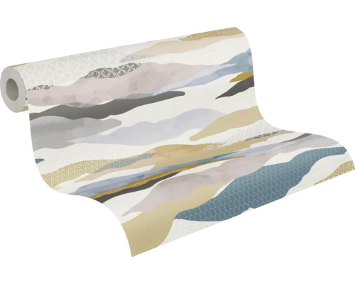 Tapetenrolle mit abstraktem Muster